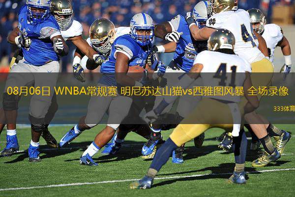 08月06日 WNBA常規(guī)賽 明尼蘇達山貓vs西雅圖風暴 全場錄像