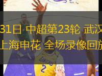 08月31日 中超第23輪 武漢三鎮(zhèn)vs上海申花 全場錄像回放