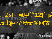 11月25日 意甲第12輪 薩索洛vs比薩 全場(chǎng)錄像回放
